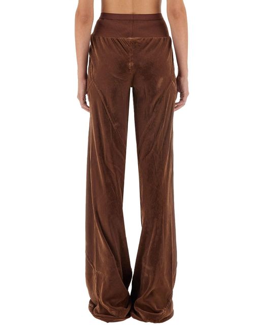 Pantalone "Bias" di Rick Owens in Brown
