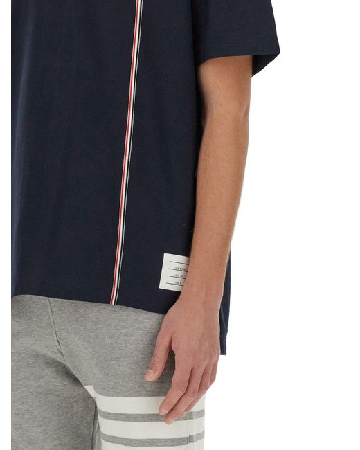 T-Shirt di Thom Browne in Blue da Uomo