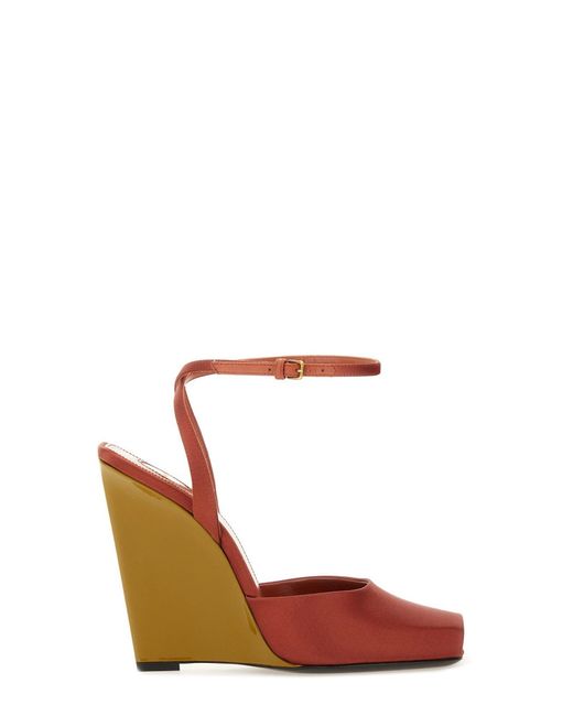Saint Laurent White Sandal "The Scandal"