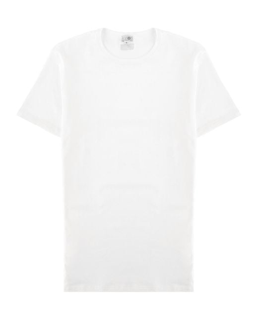 MM6 by Maison Margiela White T-Shirt for men