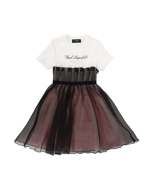 Karl Lagerfeld Brown Vestito Maniche Corte