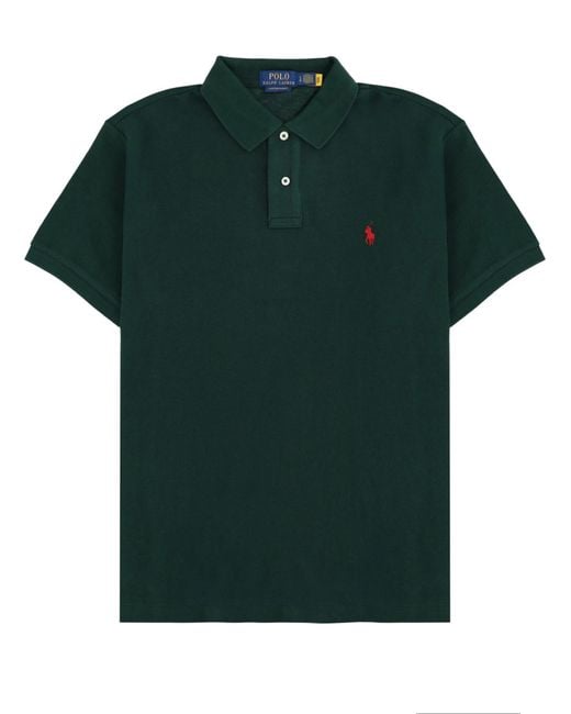 Polo Ralph Lauren Green Classic Mini Polo Shirt For for men