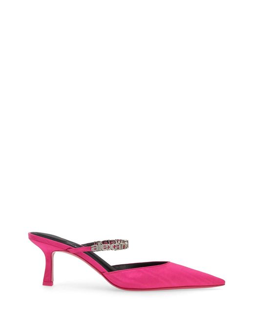 Alexander Wang Pink Mules Delphine