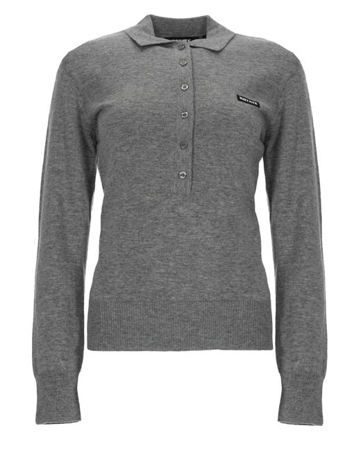 ROTATE BIRGER CHRISTENSEN Gray Polo