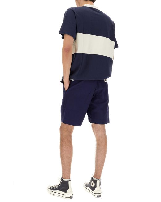 Bermuda Con Patch Logo di UMBRO X YMC in Blue da Uomo