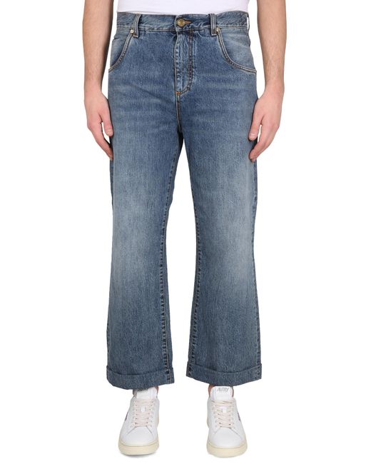 Etro Blue Five Pocket Denim Jeans For for men