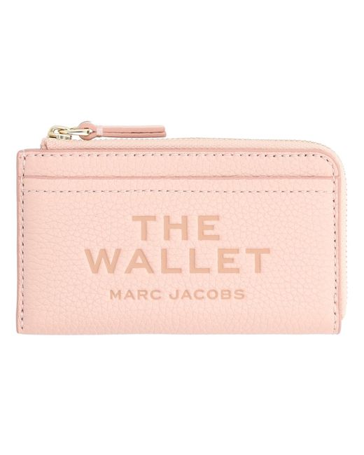 Marc Jacobs Pink Leather Card Holder