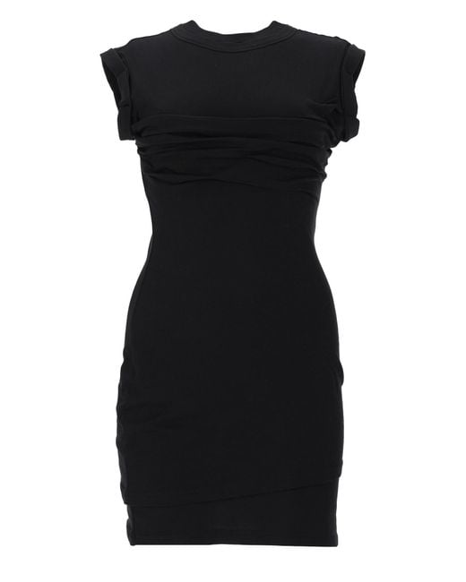 Alexander Wang Black Mini Abito Twisted