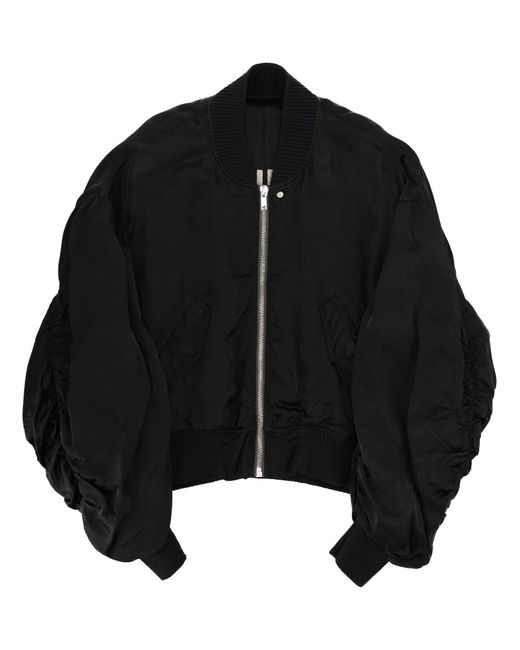 Rick Owens Black "Secchia Flight" Bomber