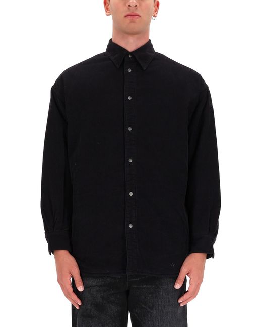 DIESEL Black Relaxed Solid Shirt for men