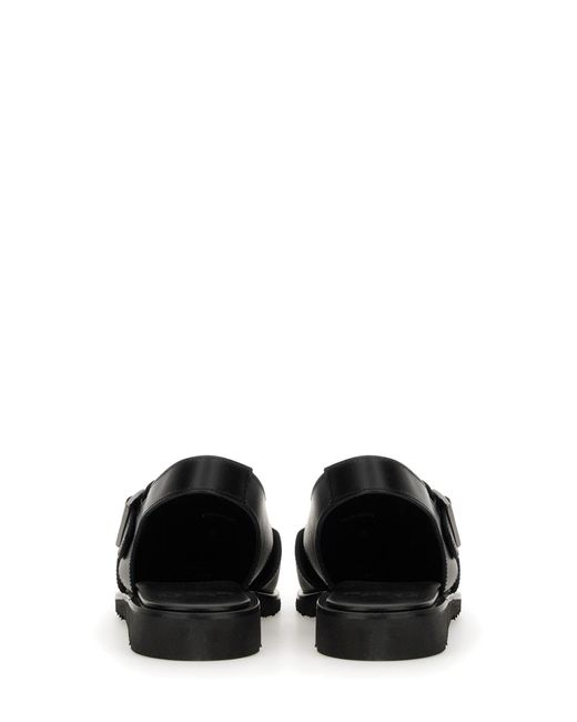 Sabot "Adriatic Lisse" di Paraboot in Black da Uomo
