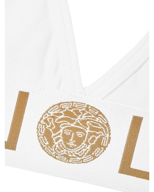 Top Con Greca di Versace in White