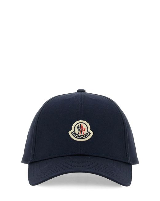 Cappello Da Baseball Con Logo di Moncler in Blue da Uomo