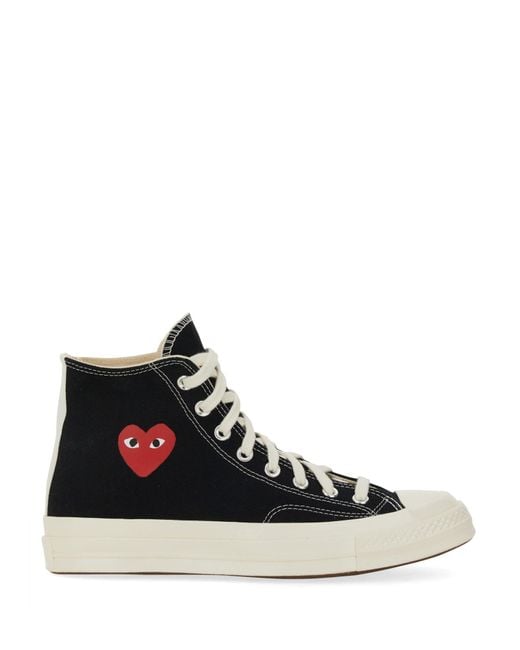 COMME DES GARÇONS PLAY White Comme Des Garçons Play X Converse High-Top Sneakers With Heart for men