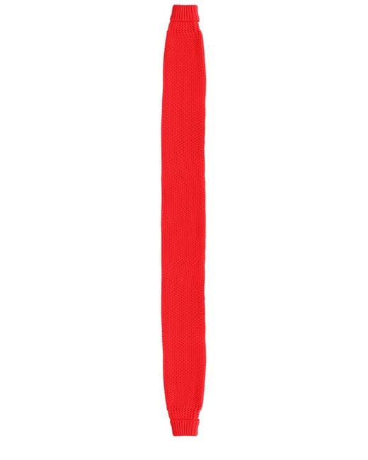 YMC Red "Sleeve" Scarf for men