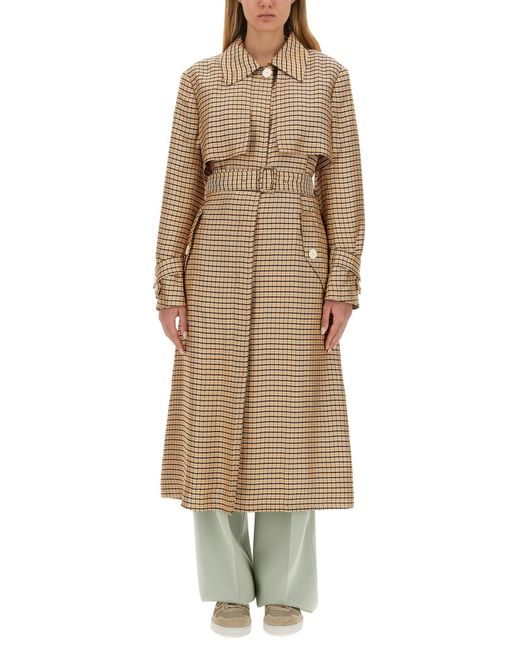 Lanvin Natural Belted Trench Coat