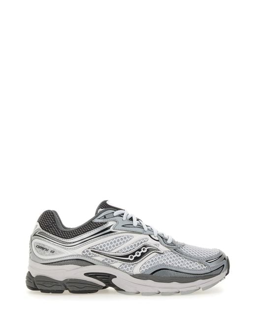Saucony White Progrid Omni 9 Sneaker