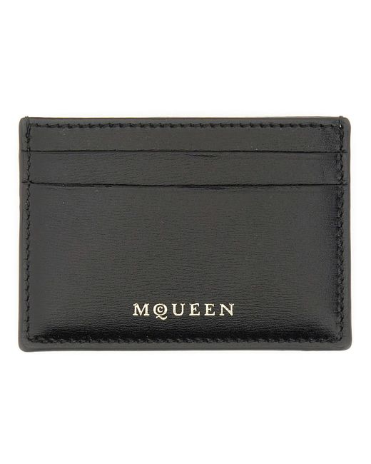 McQueen Black Wallets & Purses