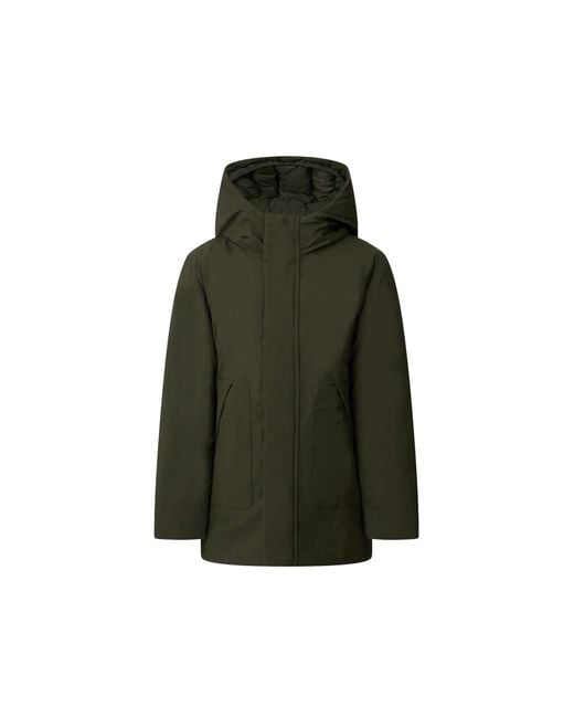 Save The Duck Green Hooded Jacket