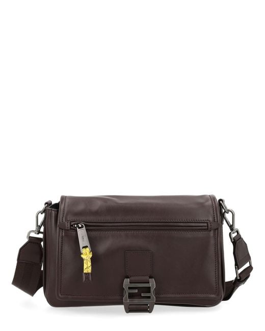Fendi Brown Borsa "Flux Messenger" for men