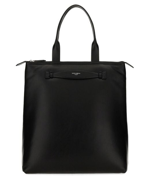 Dolce & Gabbana Black Shopper Bag for men