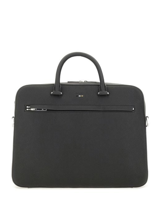 Boss Black Document Bag With Logo for men