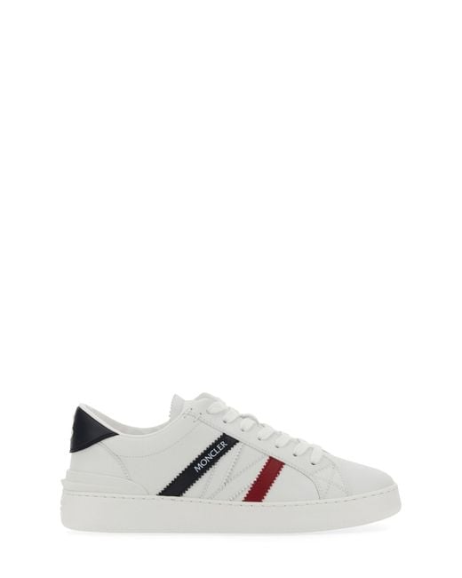 Moncler White Sport Shoes 'Monaco2'