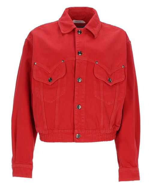 Versace Red Blouson Over