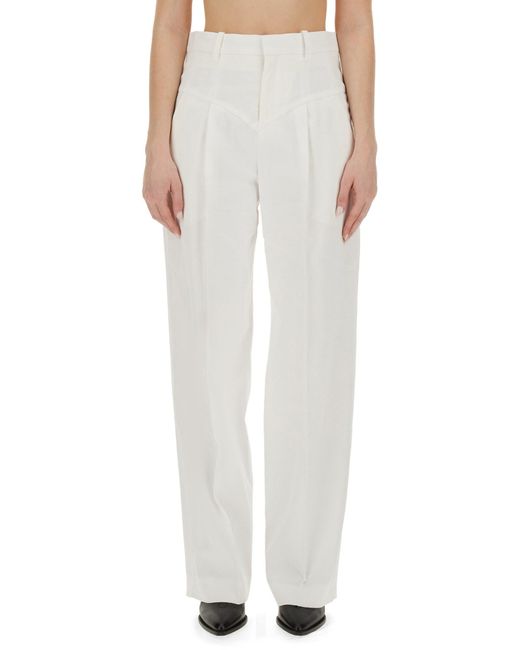 Isabel Marant White Staya Pants