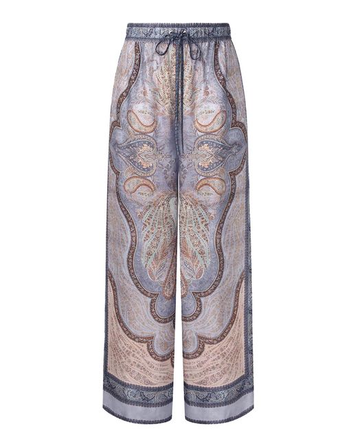 Zimmermann Purple Wanderlust Pants