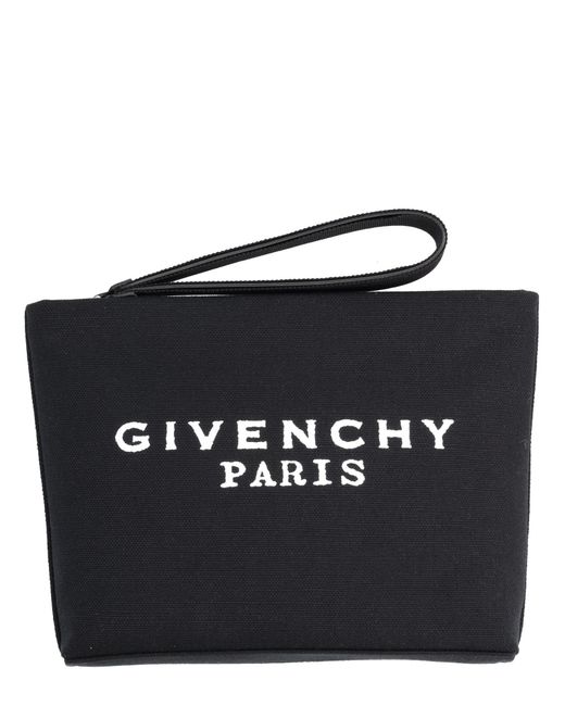 Givenchy Black Clutch Bag With Logo