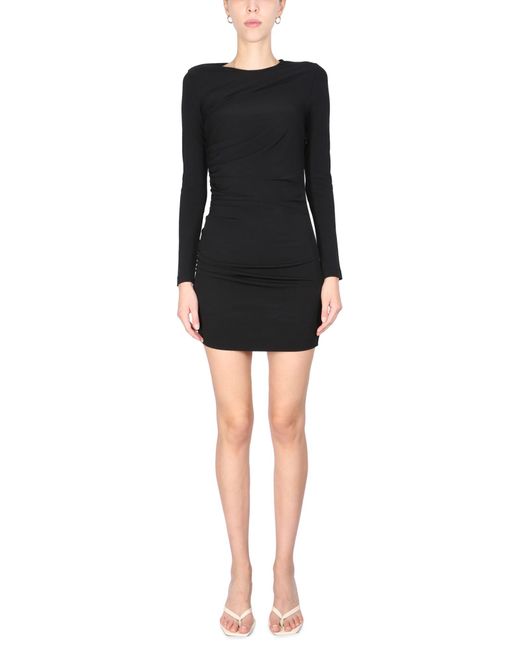DSquared² Black Dress With Drape