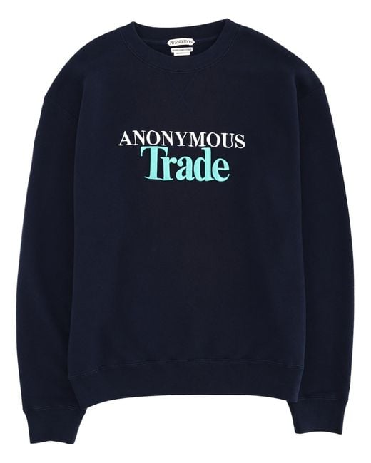 J.W. Anderson Blue "Anonymous Trade" Sweatshirt for men