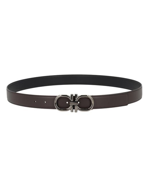 Ferragamo Black Cut To Size Reversible Belt for men