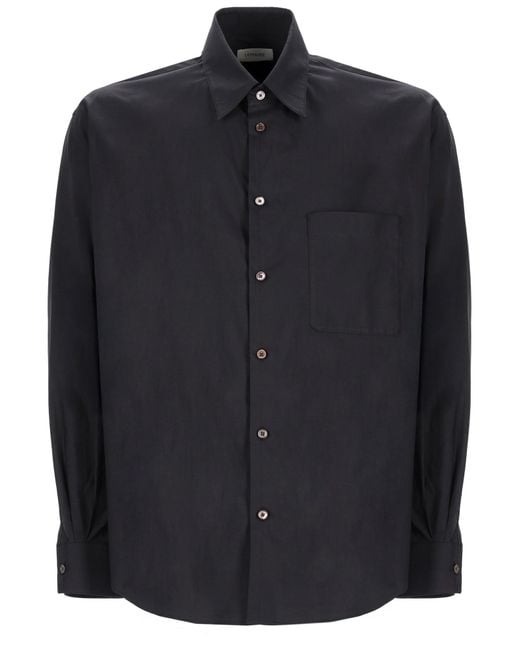 Lemaire Black Camicia for men