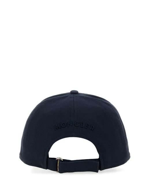Cappello Da Baseball Con Logo di Moncler in Blue da Uomo