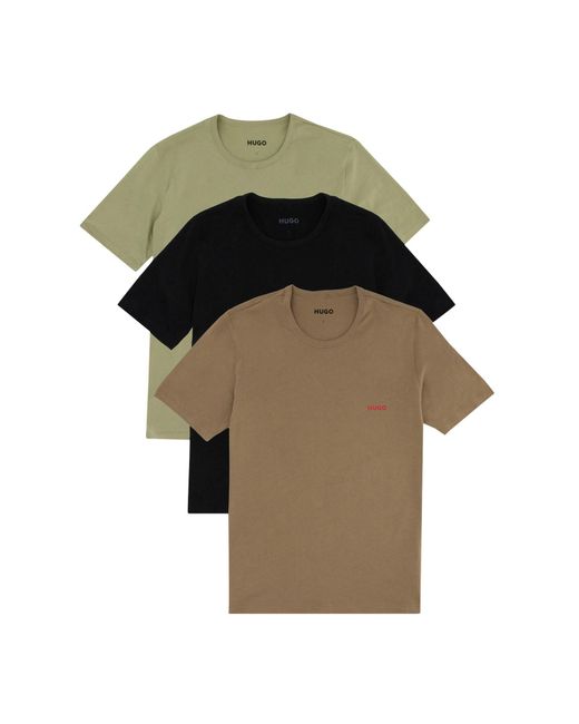 HUGO Multicolor Set Of Three Tshirts for men