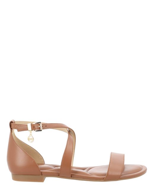 MICHAEL Michael Kors Brown Leather Sandals