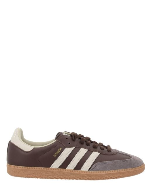 Adidas Originals Brown Samba Og Sneaker for men
