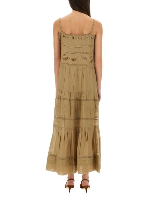 Abito Lungo "Divine" di Isabel Marant in Natural