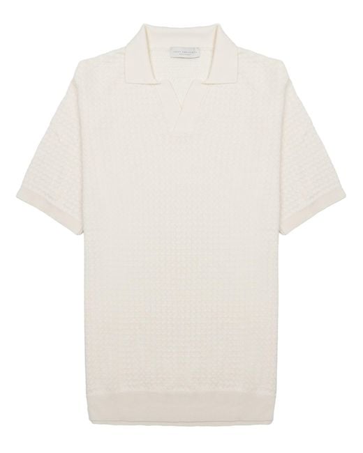 LUIGI GENTILE White Polo "Capri" for men