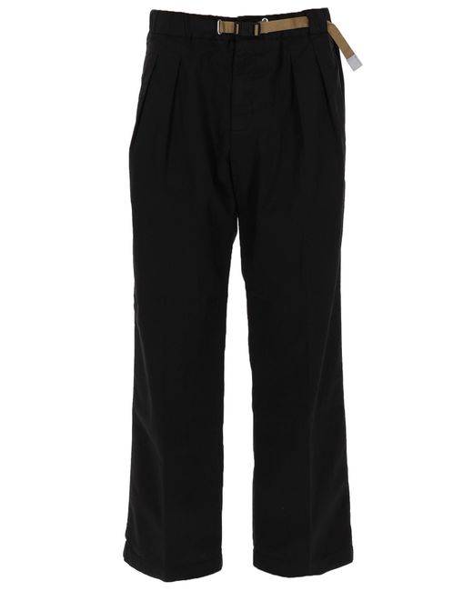 White Sand Black Pantalone Con Cintura for men