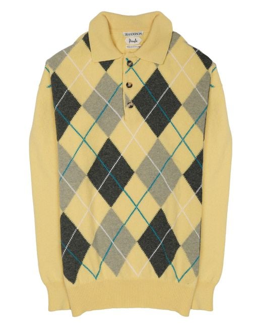 J.W. Anderson Multicolor Maglia Con Colletto Polo for men