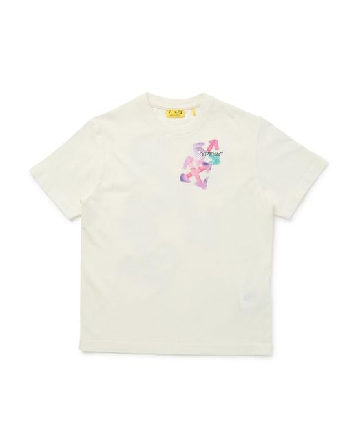 Off-White c/o Virgil Abloh White "Spray" Logo T Shirt