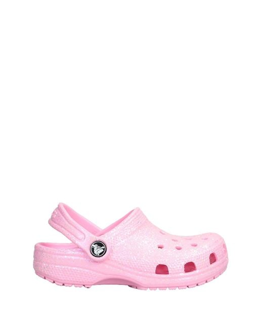 CROCSTM Pink Classic Glitter Clog K