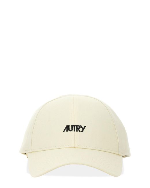 Cappello Da Baseball Con Logo di Autry in Natural