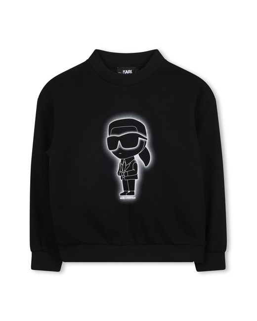 Karl Lagerfeld Black Sweatshirt With Logo