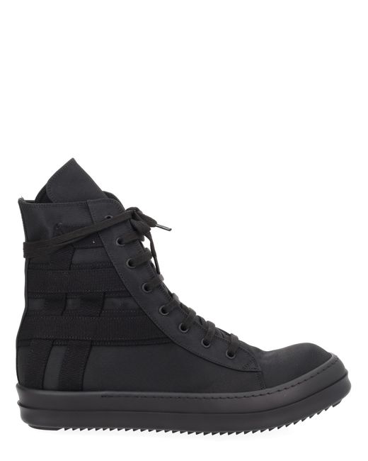 Rick Owens Black Nylon Sneaker for men