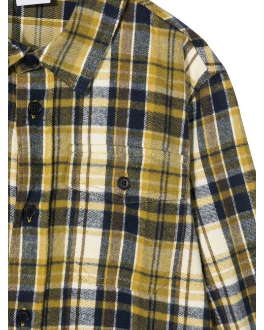 M/L Camicia A Quadri di Aspesi in Green