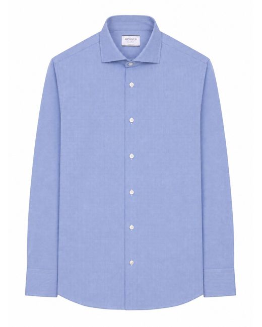 ARCHIVIUM BE UPDATED Blue Camicia for men